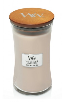 WoodWick Vanilla & sea salt nagy illatgyertya